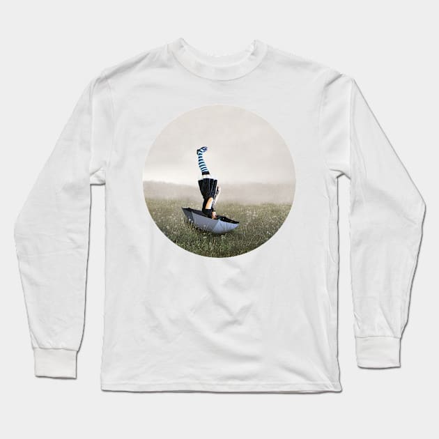 Umbrella melancholy Long Sleeve T-Shirt by Richard George Davis